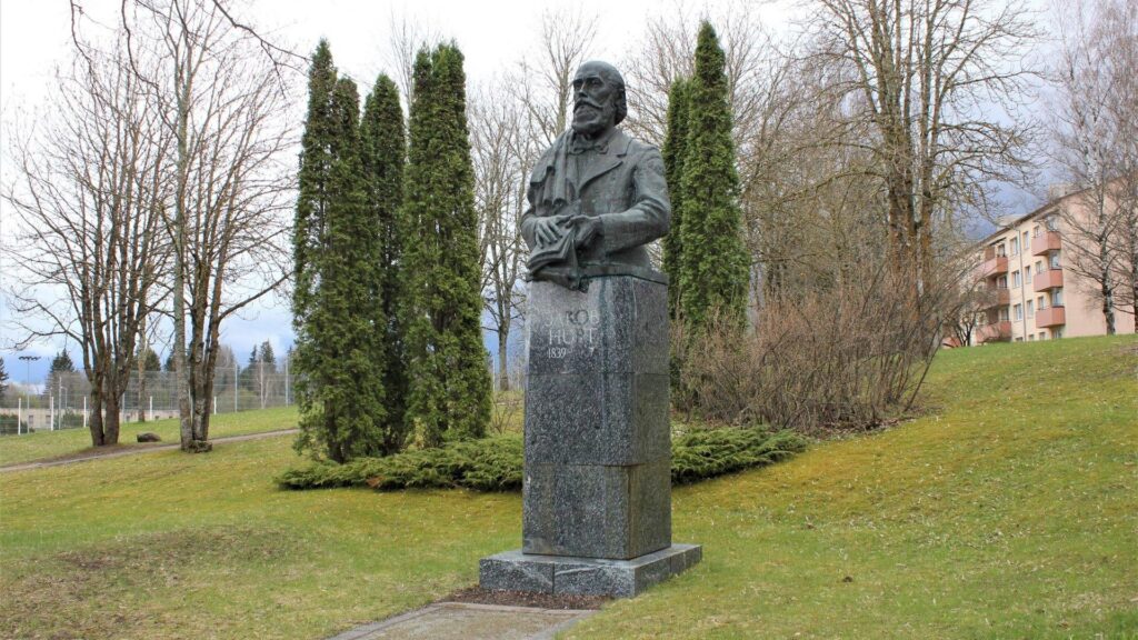 Jakob Hurda monument Põlvas